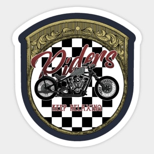 Riders artwork Sticker